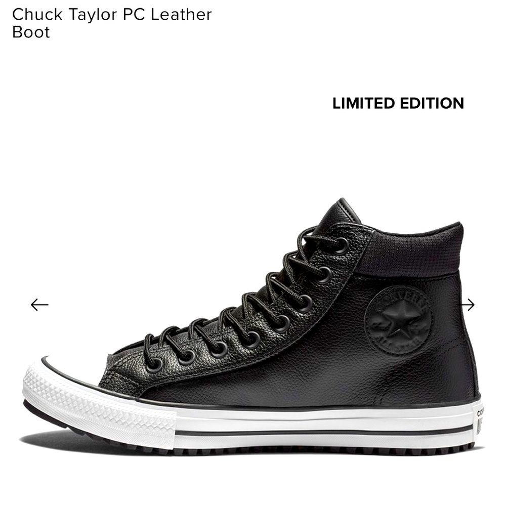 Converse Limited Edition Chuck Taylor PC Leather High Top Sneaker Sz 10 - Men’s